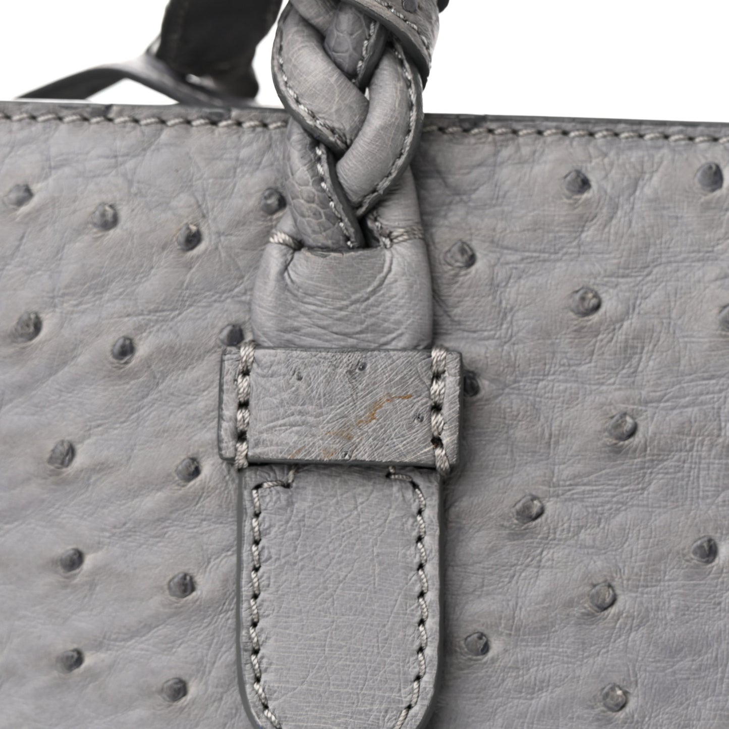 Ostrich To Be Cool Tote Grigio Perla