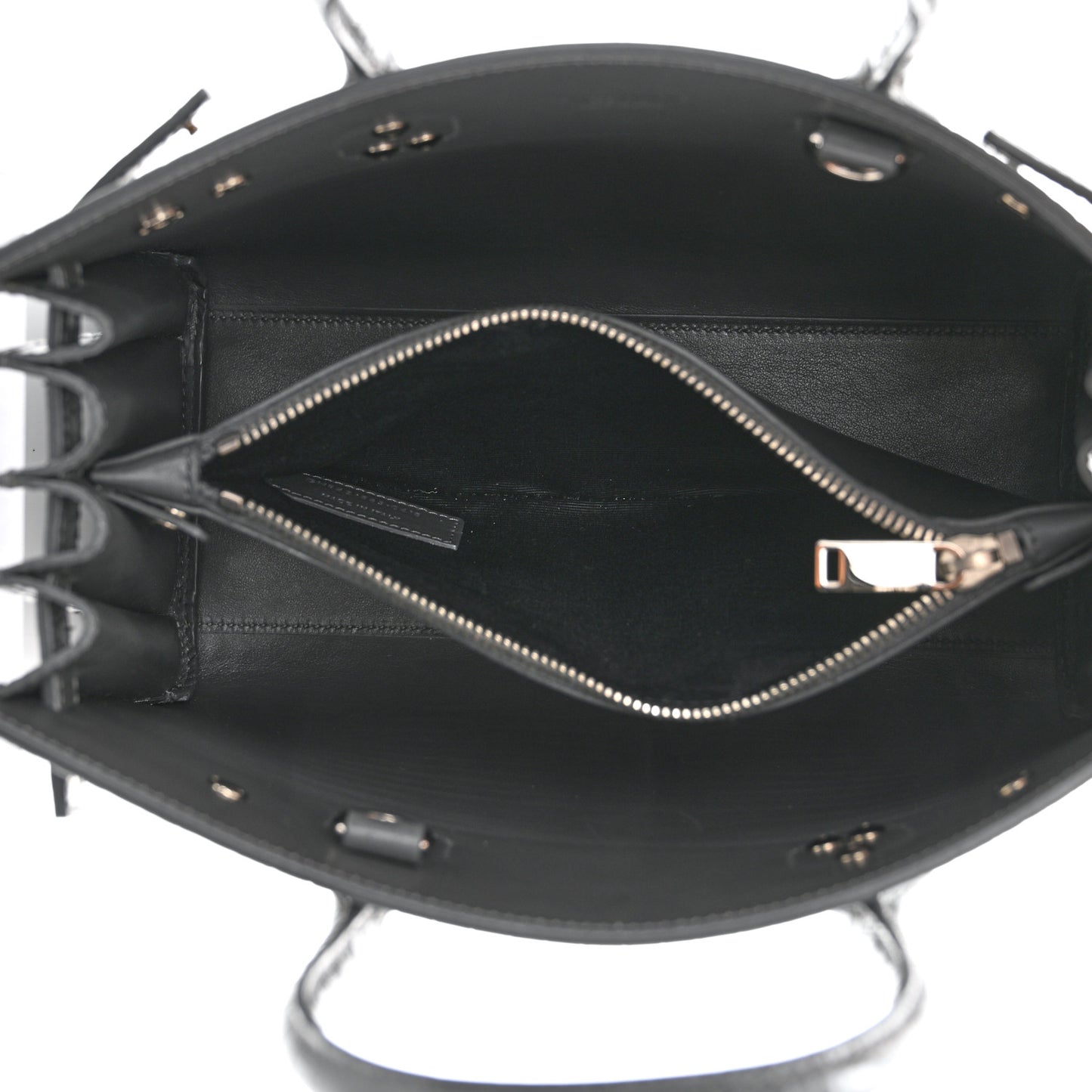 Calfskin Crocodile Embossed Baby Sac De Jour Earth