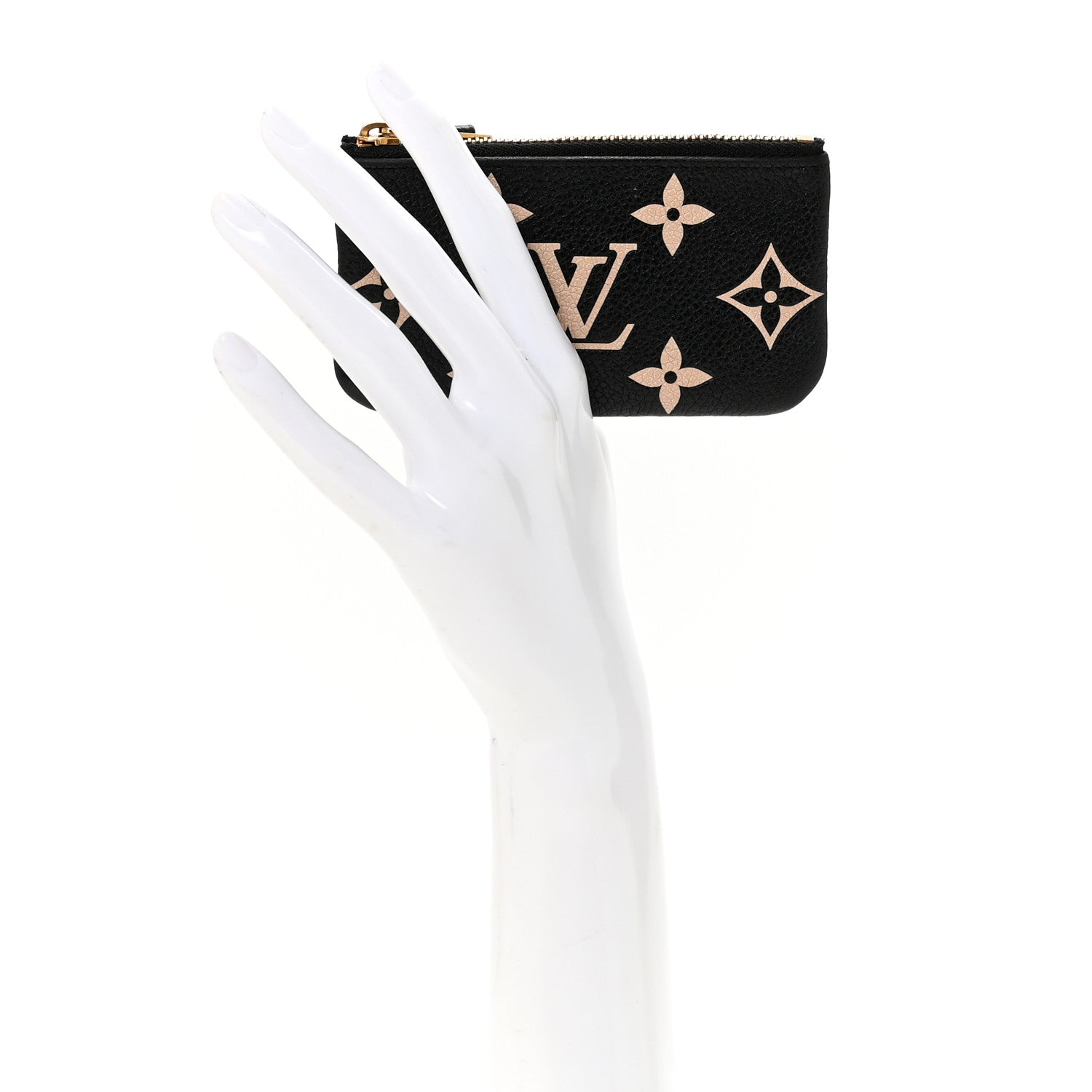 Louis Vuitton Empreinte Monogram Giant Key Pouch Black Beige 2 of 7