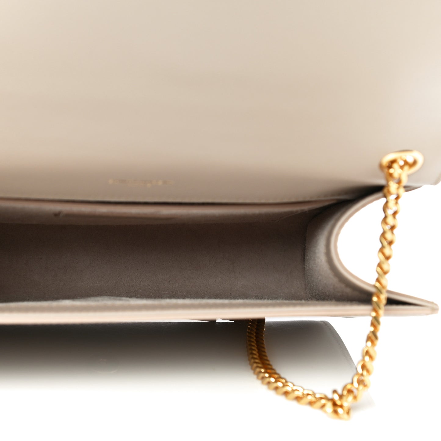Smooth Calfskin Medium Classic Monogram Kate Tassel Satchel Dark Beige