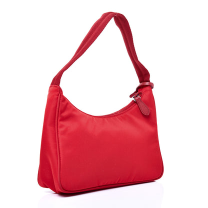 Prada Tessuto Nylon Mini Re-Edition 2000 Bag Rosso 3 of 9