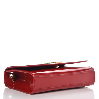 Saint Laurent Patent Small Monogram Kate Satchel Red 4 of 7