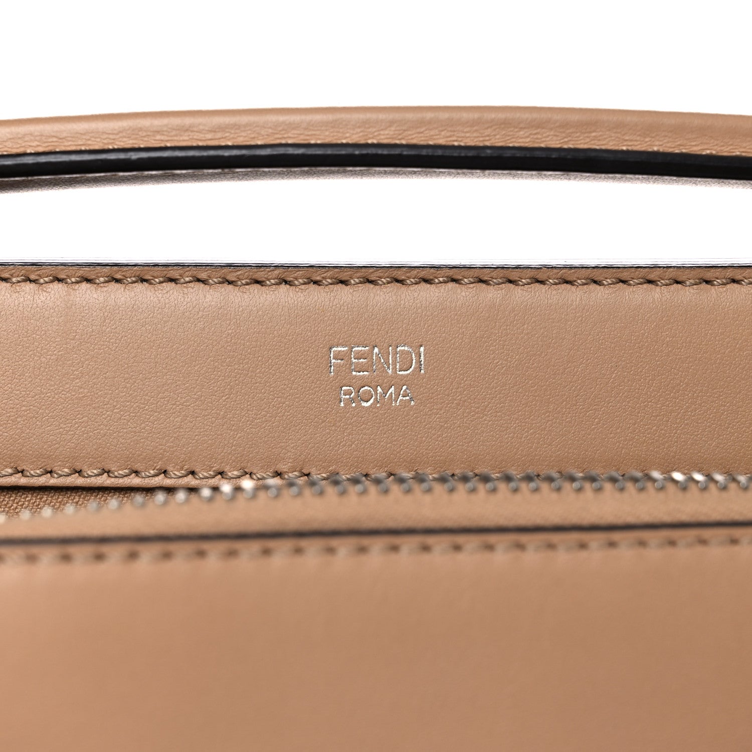 Fendi Calfskin Flowerland Studded Dotcom Satchel Cuoio Multicolor 5 of 15