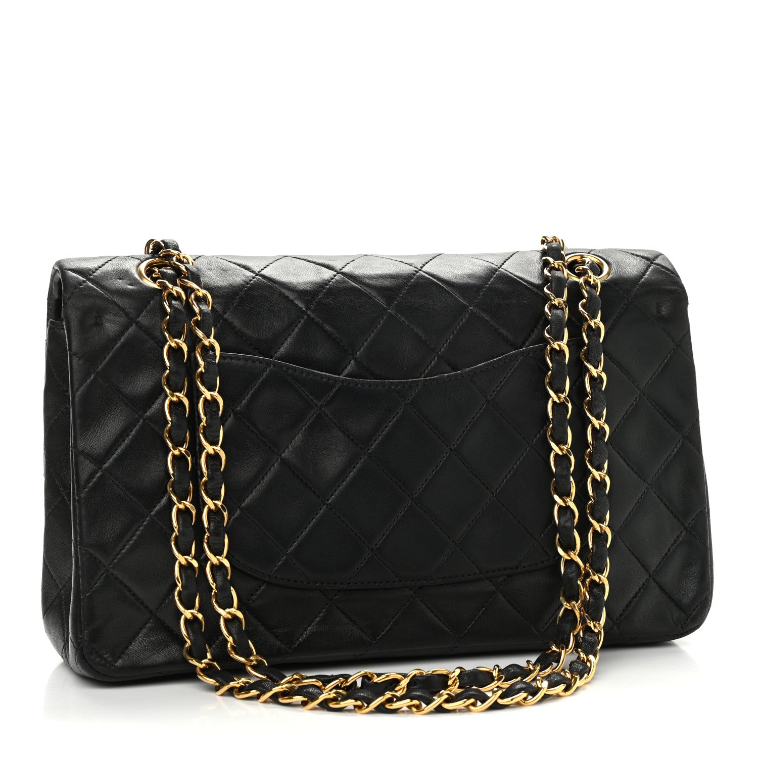 Chanel Lambskin Quilted Medium Double Flap Black 3 of 11