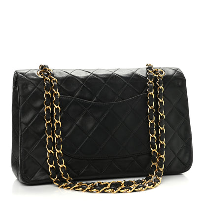 Chanel Lambskin Quilted Medium Double Flap Black 3 of 11