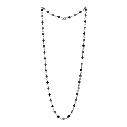 David Yurman Sterling Silver Black Onyx Hematite Bijoux Necklace 2 of 4