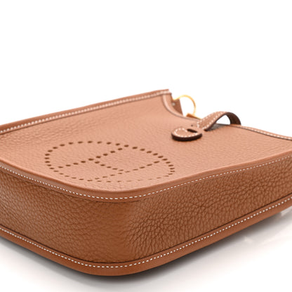 Hermes Taurillon Clemence Evelyne TPM Gold 9 of 10