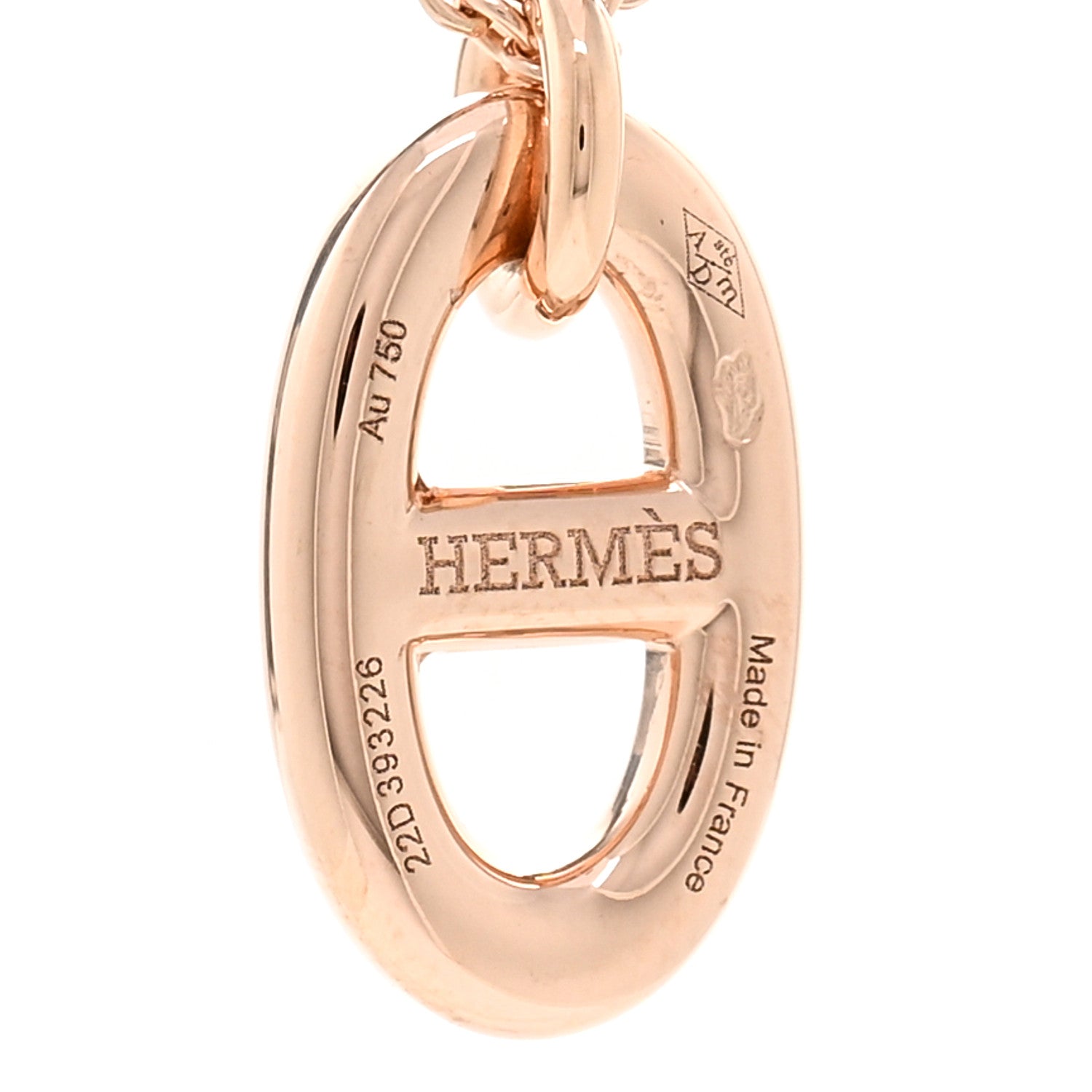 Hermes 18K Rose Gold PM Farandole Pendant Necklace 4 of 6