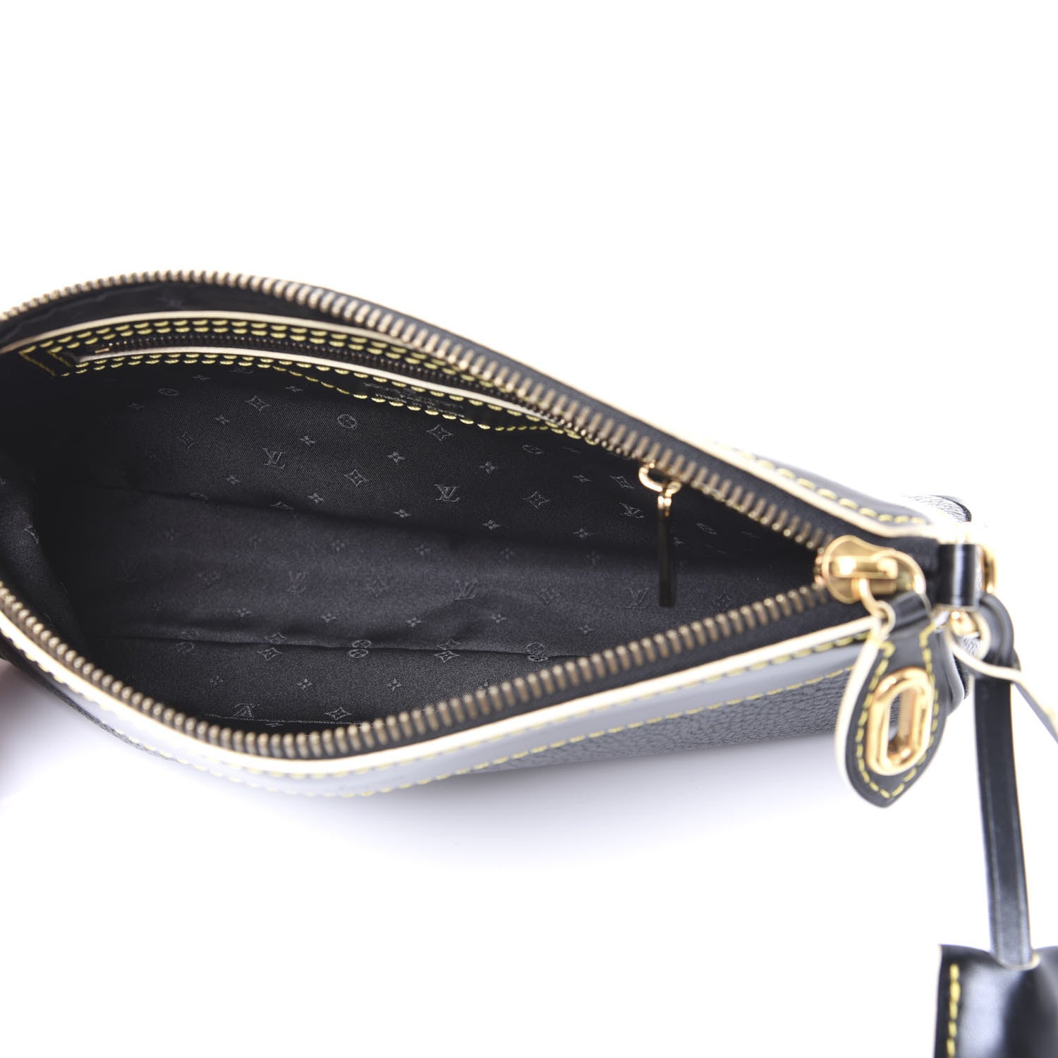 Louis Vuitton Suhali Lockit Clutch Black 4 of 9