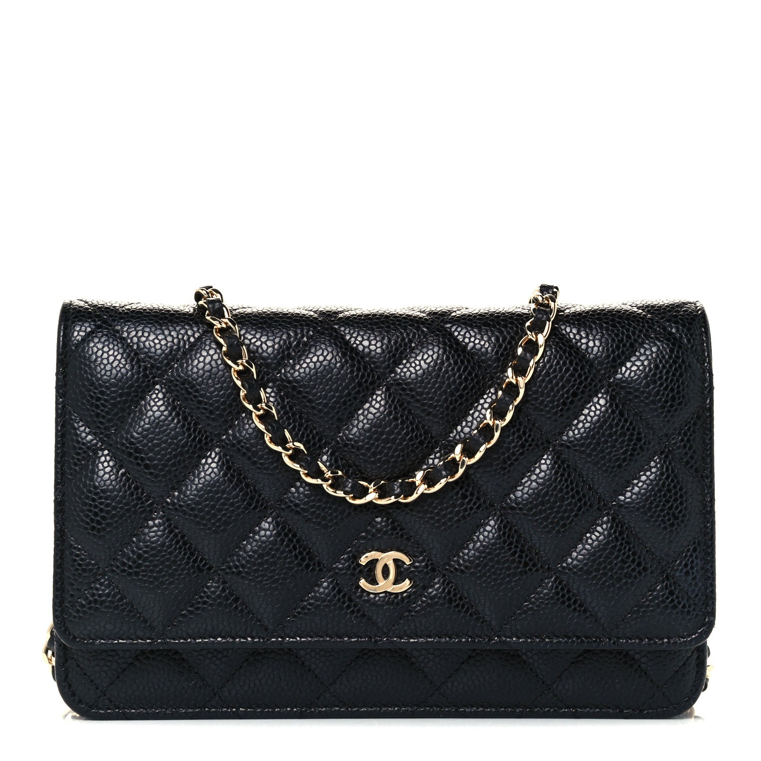 Chanel Caviar Quilted Wallet On Chain WOC Black 1 of 13
