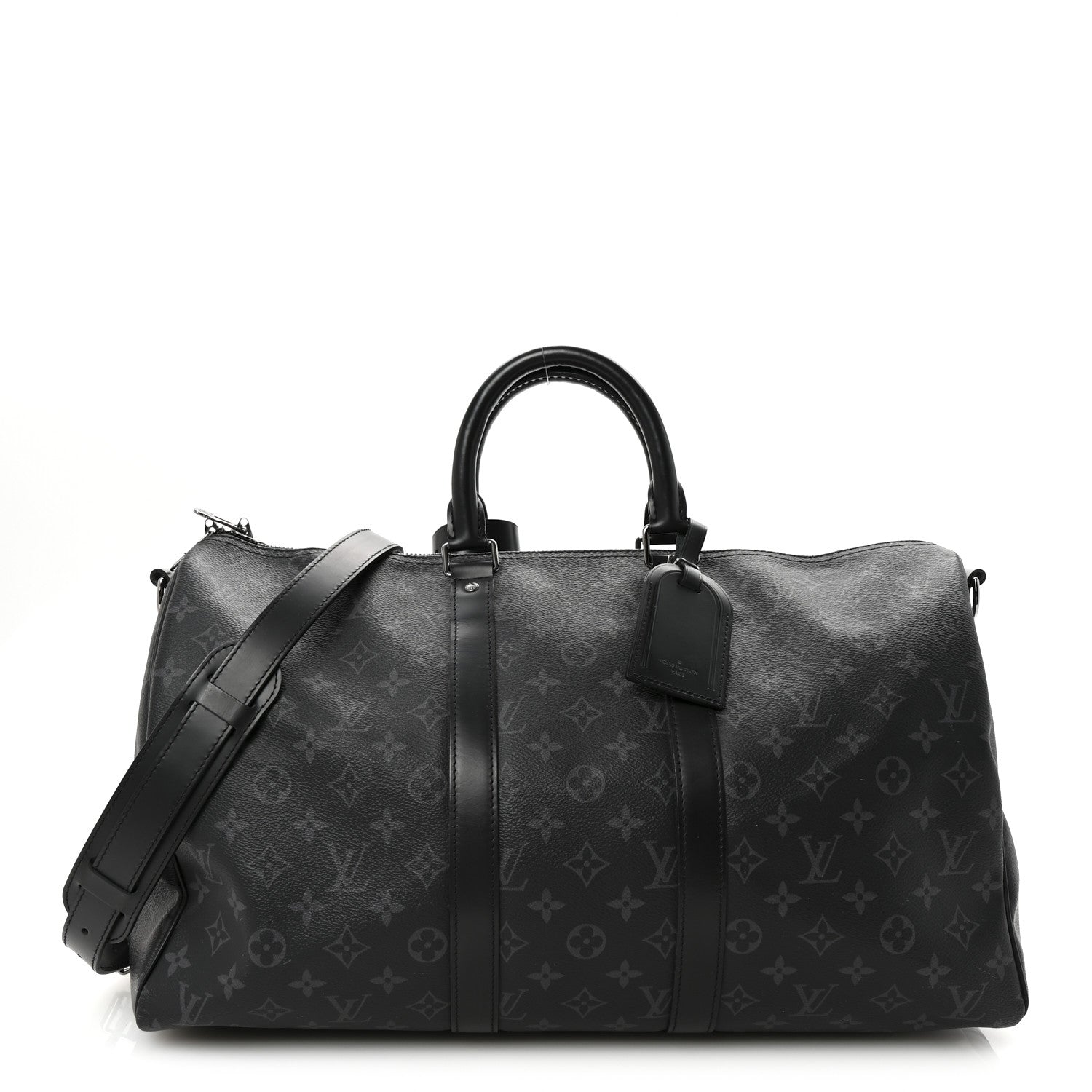 Louis Vuitton Monogram Eclipse Keepall Bandouliere 45 1 of 9