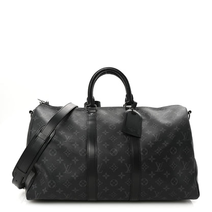 Louis Vuitton Monogram Eclipse Keepall Bandouliere 45 1 of 9