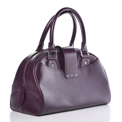 Louis Vuitton Epi Bowling Montaigne GM Cassis 3 of 8