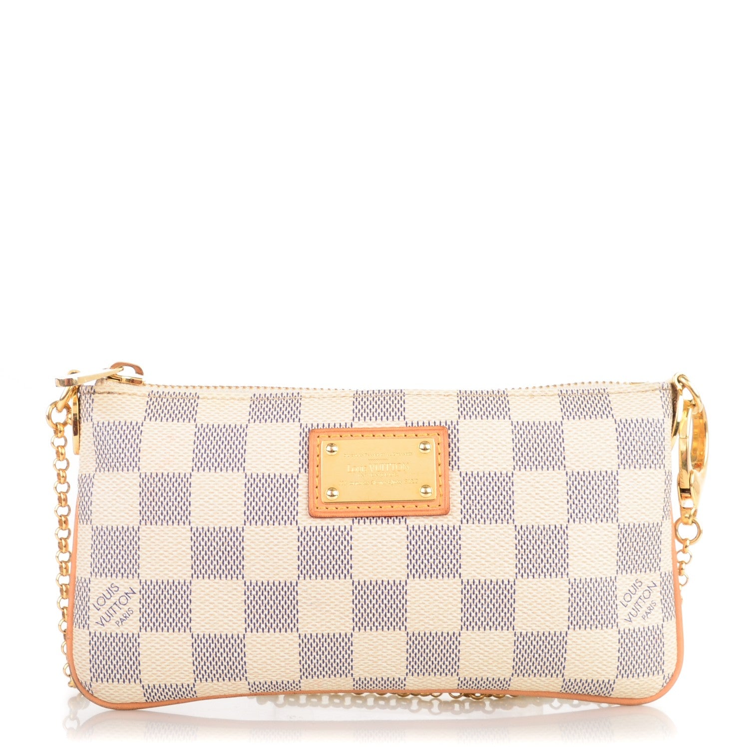 Louis Vuitton Damier Azur Pochette Milla MM 1 of 7