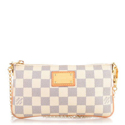 Louis Vuitton Damier Azur Pochette Milla MM 1 of 7