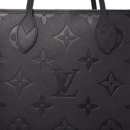 Louis Vuitton Empreinte Monogram Giant Neverfull MM Black 10 of 10