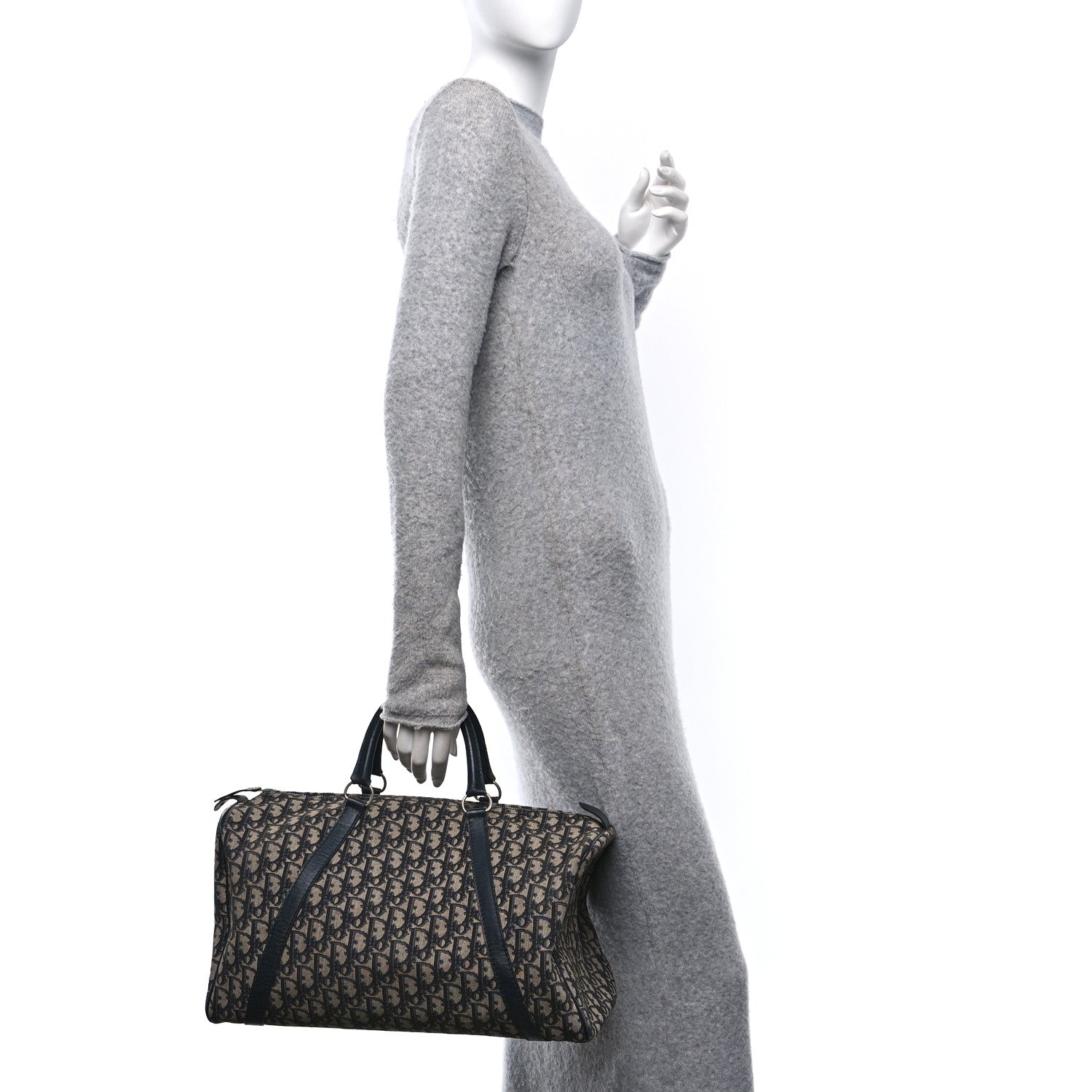 Christian Dior Monogram Duffle Blue 2 of 10