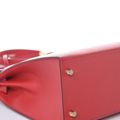 Hermes Epsom Kelly Sellier 28 Rouge Casaque 31 of 33