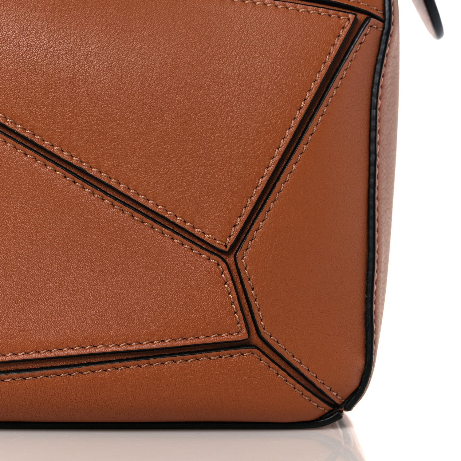 Loewe Calfskin Small Puzzle Bag Tan 8 of 10