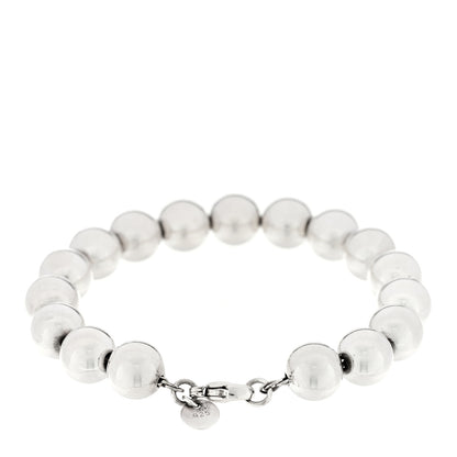 Tiffany Sterling Silver 10mm Hardwear Ball Bracelet 2 of 3
