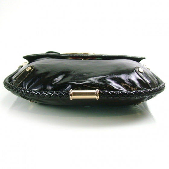 Dialux GG BRITT Tassel Shoulder Bag Hobo Black