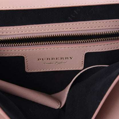 Burberry Trench Calfskin Medium DK88 Top Handle Bag Ash Rose 7 of 12
