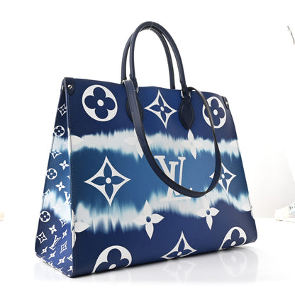 Louis Vuitton Monogram Escale Onthego GM Blue 3 of 10