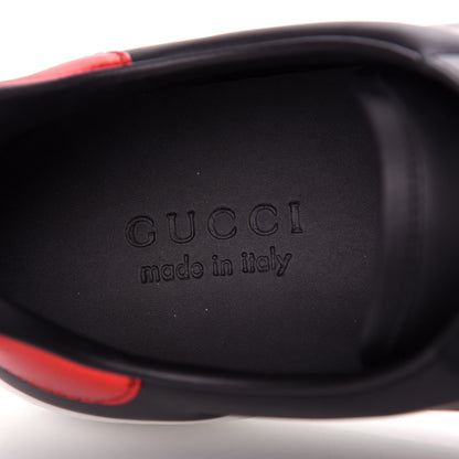 Gucci Calfskin Kingsnake Mens Ace Sneakers 8 Black Multicolor 8 of 11