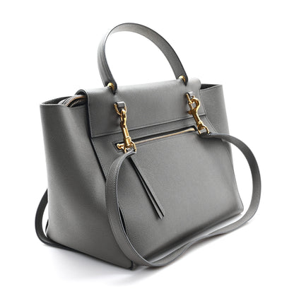 Celine Grained Calfskin Mini Belt Bag Grey 3 of 11