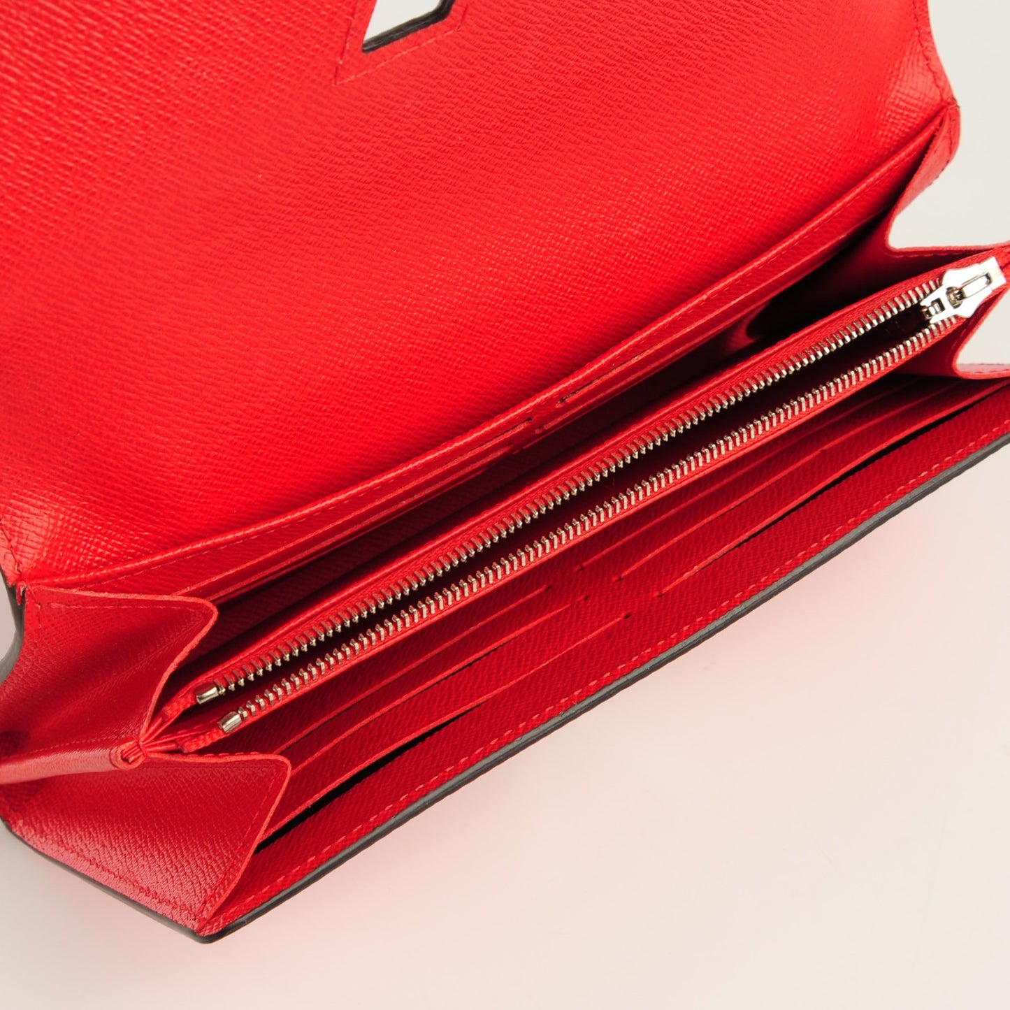 Epi Twist Wallet Coquelicot