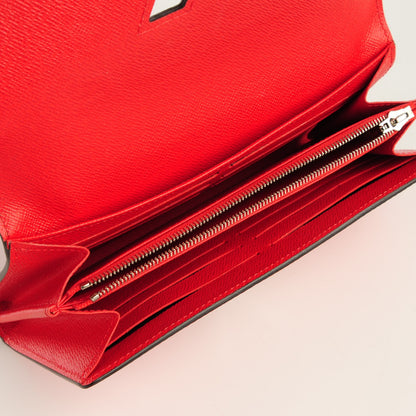 Louis Vuitton Epi Twist Wallet Coquelicot 6 of 8