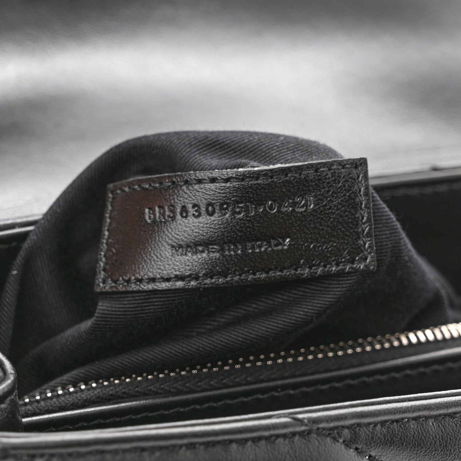 Saint Laurent Calfskin Y Quilted Monogram Toy Loulou Crossbody Bag Black 8 of 12