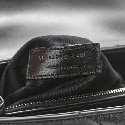 Saint Laurent Calfskin Y Quilted Monogram Toy Loulou Crossbody Bag Black 8 of 12