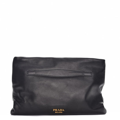 Prada Soft Calf Clutch Nero Black 1 of 10