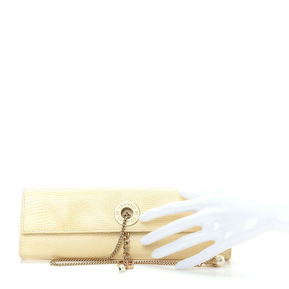 Chanel Lizard Pearl Evening Clutch Beige 3 of 8