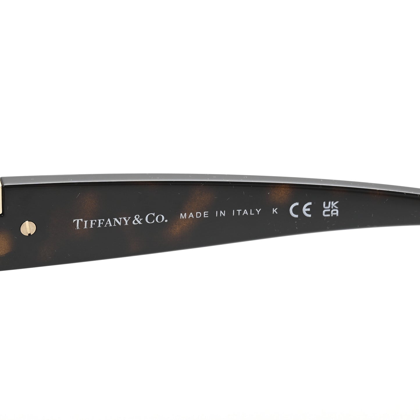 Acetate Metal Tiffany T Tortoise Cat Eye Sunglasses TF4225U Brown Blue