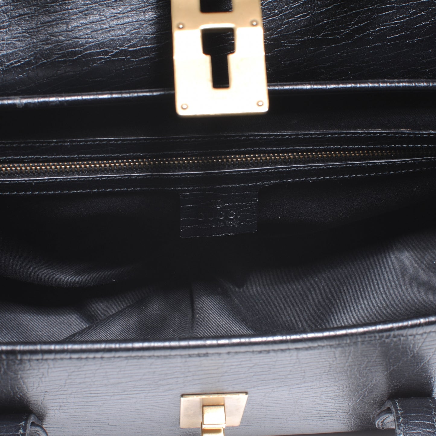Monogram GG Small Bamboo Bullet Tote Bag Black