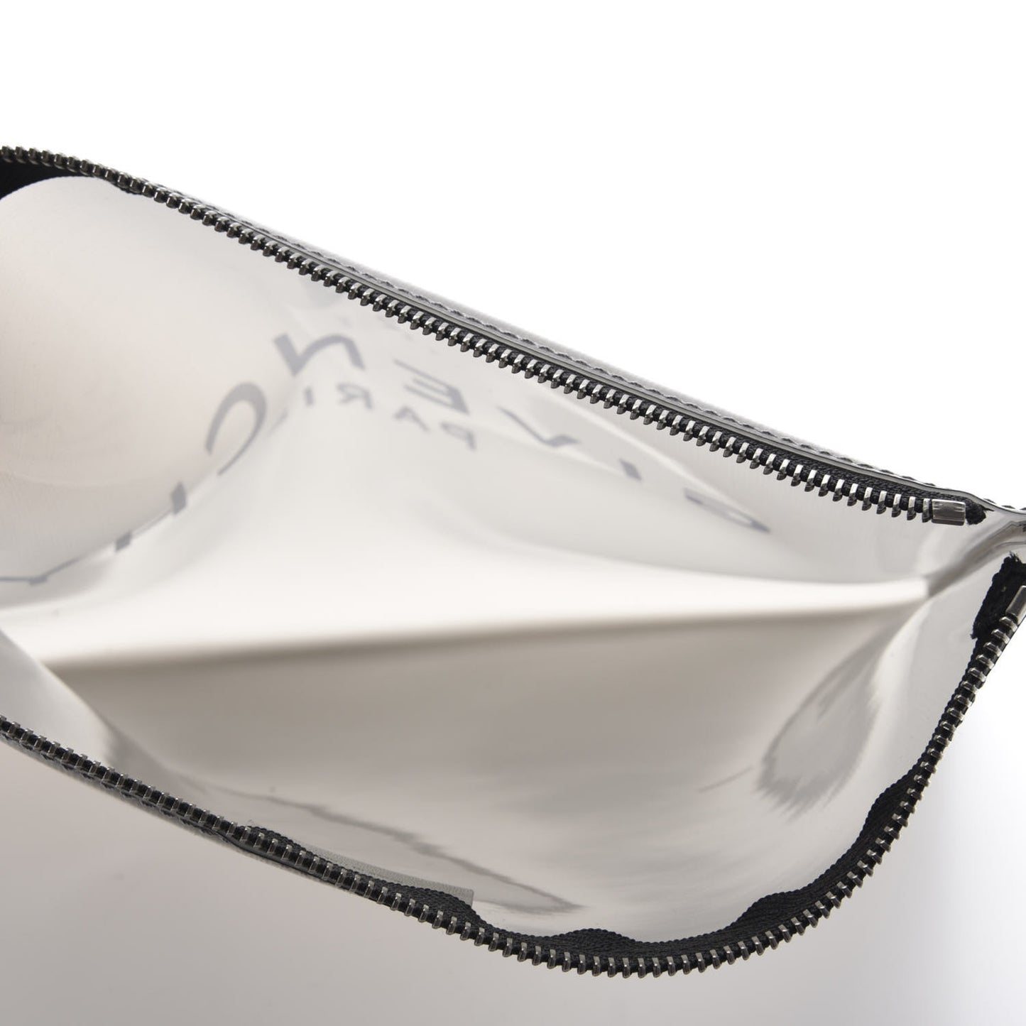 PVC Large Flat Logo Pouch Transparent