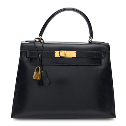 Hermes Box Kelly Sellier 28 Black 1 of 10