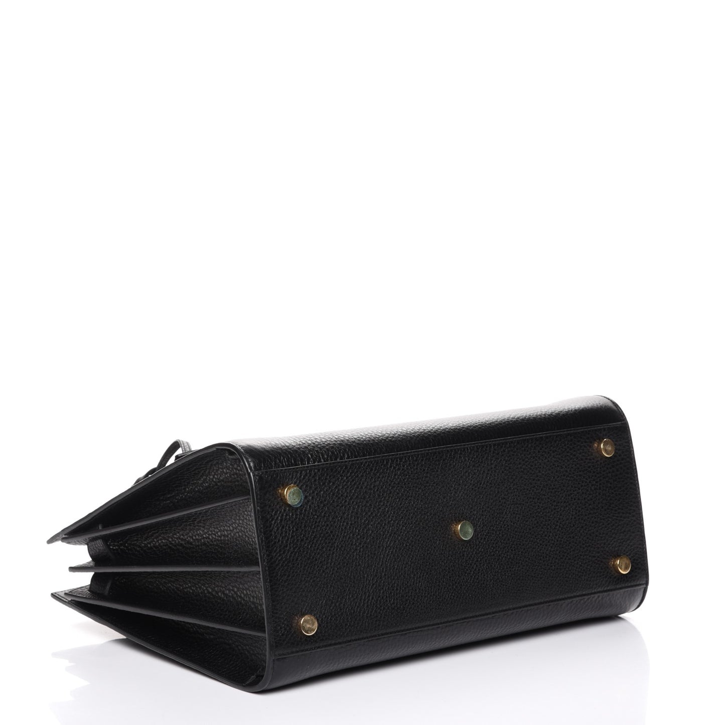 Grained Calfskin Small Sac De Jour Black