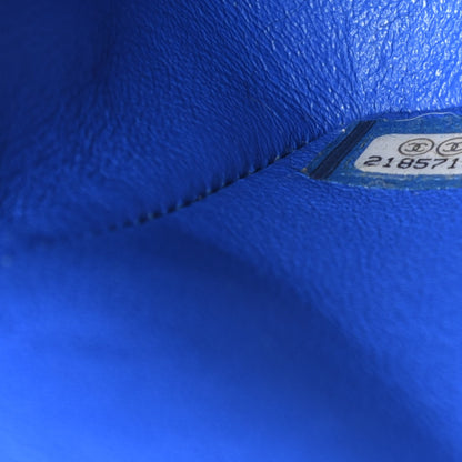 Chanel Lambskin Quilted Mini Rectangular Flap Blue 8 of 10