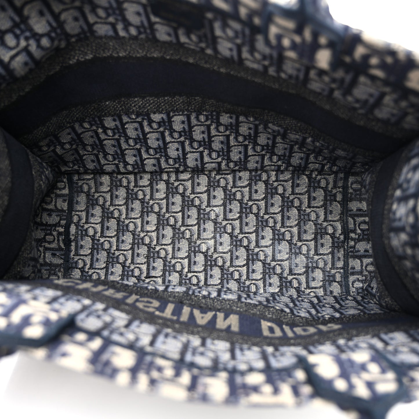 Oblique Medium Book Tote Blue Multicolor