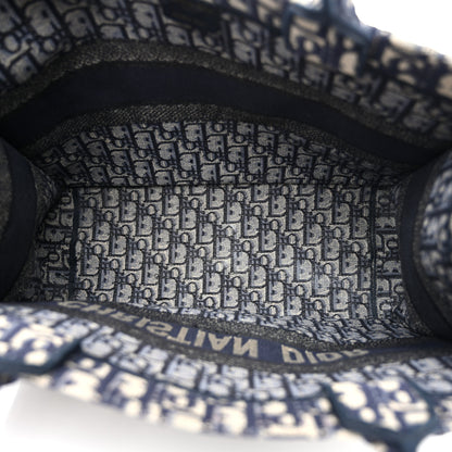 Christian Dior Oblique Medium Book Tote Blue Multicolor 5 of 16