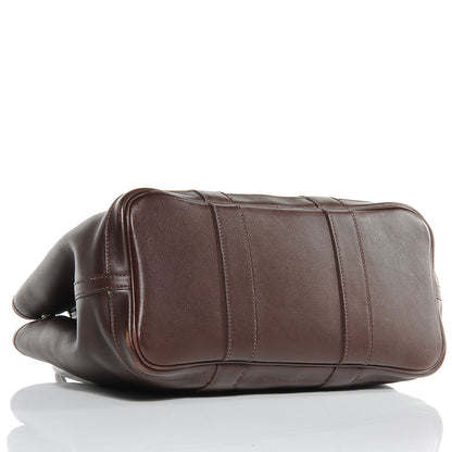 Hermes Swift Leather Bolduc Twilly Garden Party TPM Tote Chocolate 4 of 7
