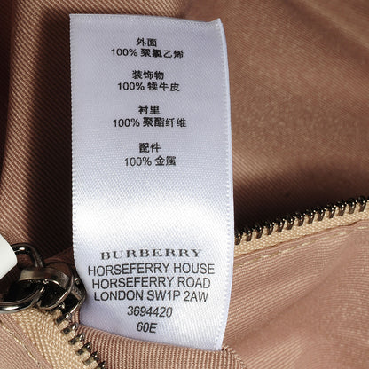 Burberry Patent Supernova Check Stars Medium Nickie Tote White 8 of 9