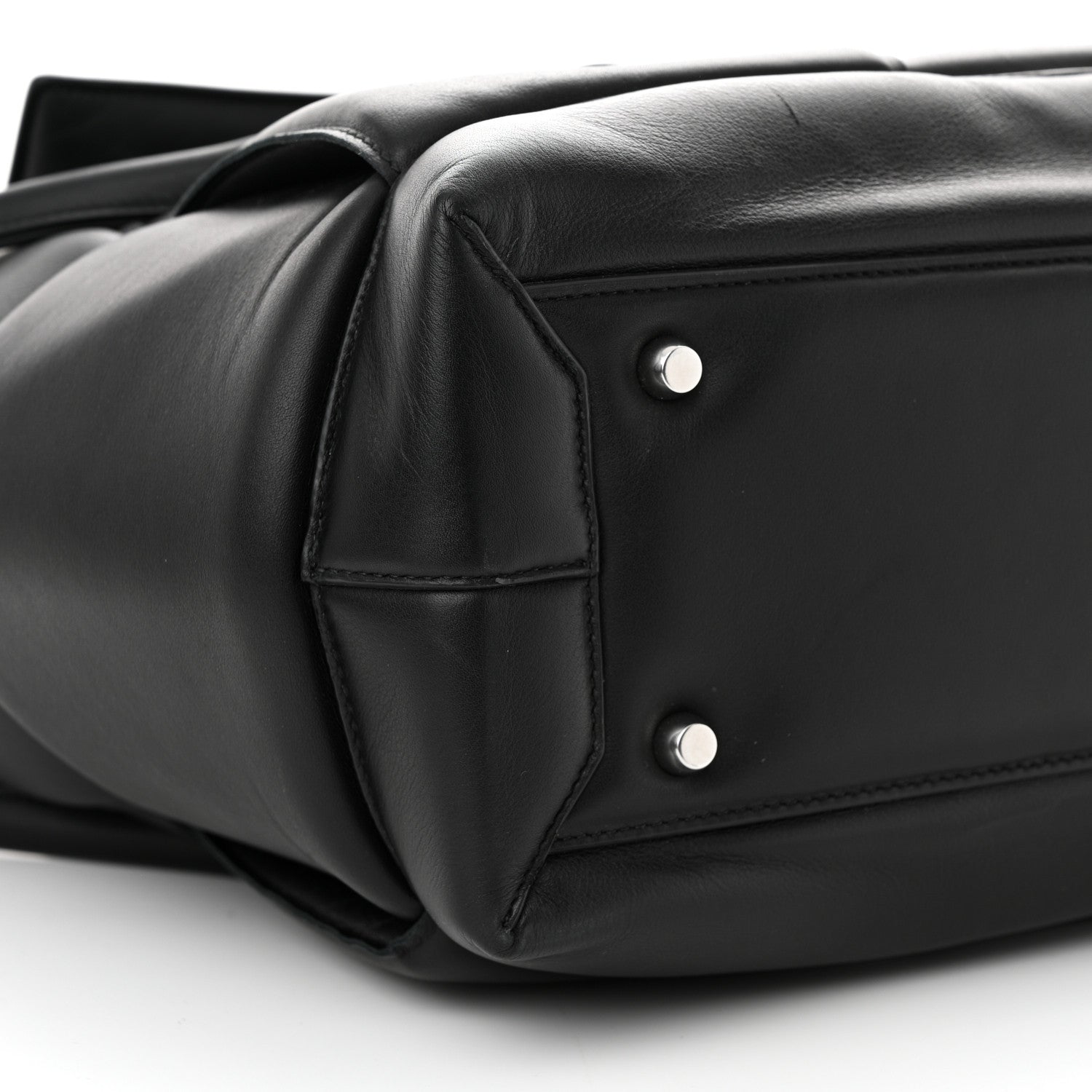 Bottega Veneta Nappa Maxi Intrecciato Padded Large Arco Black 9 of 14