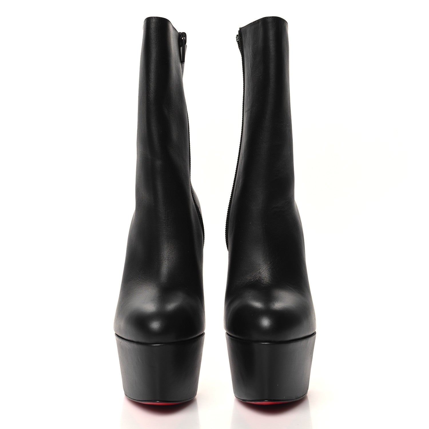 Christian Louboutin Calfskin Dolly Alta Booty 160 Ankle Boots 36.5 Black 2 of 10