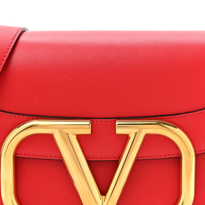 Valentino Garavani Smooth Calfskin Supervee Shoulder Bag Rouge Pur 7 of 9