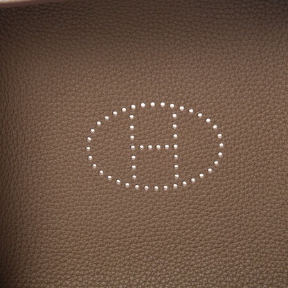 Hermes Taurillon Clemence Mises et Relances Change Tray Etoupe 5 of 8