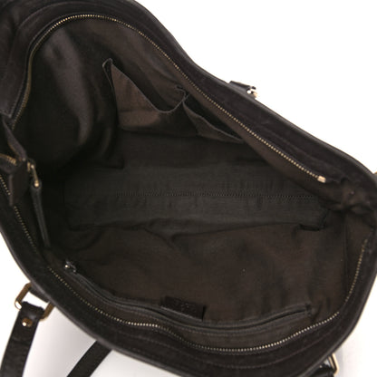 Gucci GG Supreme Monogram Medium Joy Tote Dark Brown 5 of 20